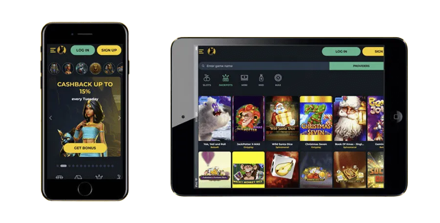 TombRiches Casino App-schermafbeelding